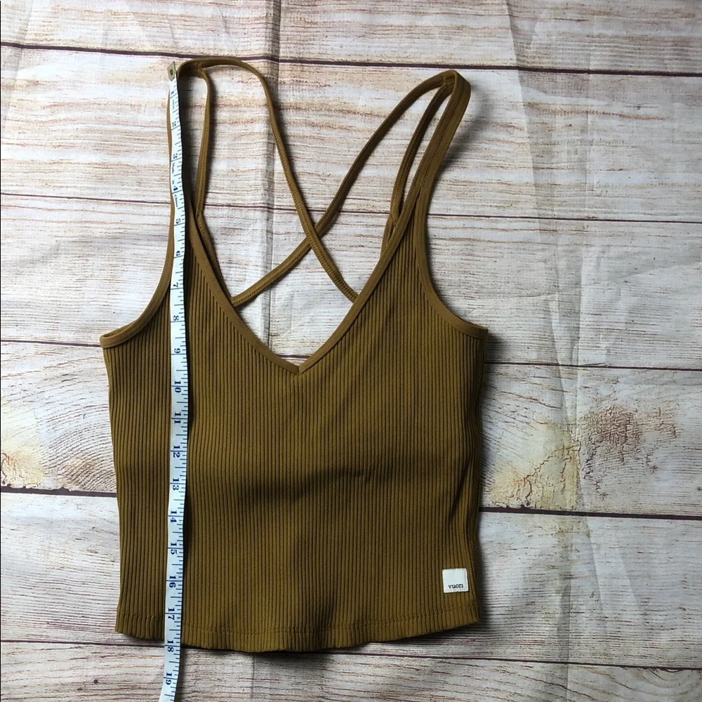 Vuori Brown Ribbed Camisole - Picture 5 of 6